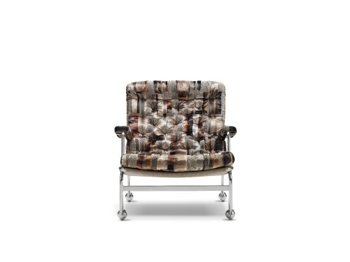 DUXIANA Tapicerowany fotel pikowany Karin 73