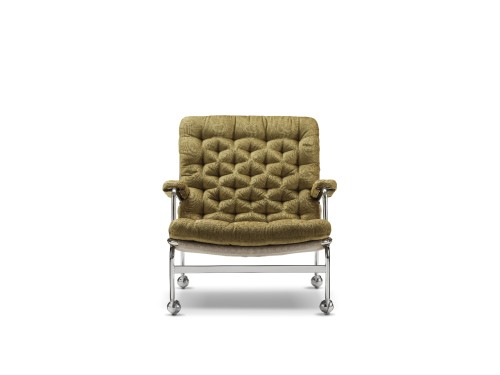 DUXIANA Głęboko pikowany fotel tapicerowany Karin 73