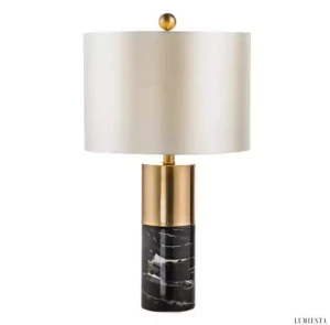 LUMIESTA lampa marmurowa, cylindryczna LAMPA