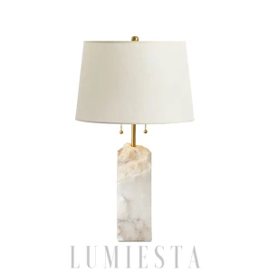 LUMIESTA Lampa stołowa, alabastrowa stojąca BOREALIS