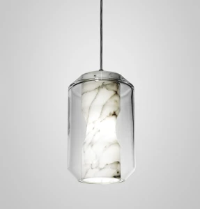 LUMIESTA Lampa wisząca szklane, marmurowa  CHAMBER