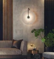 Designerski kinkiet alabastrowy z LED – eleganckie oświetlenie ścienne do nowoczesnych wnętrz