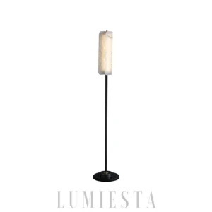 LUMIESTA lama podłogowa YEARS, alabaster i mosiądz