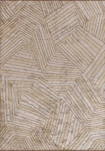 DYWAN MOROCCAN TERRA - BEIGE 203x313 | Elegancki dywan geometryczny