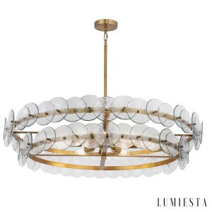 LUMIESTA Żyrandol szklany Ø81/107 cm, CUPOLA 