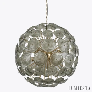 LUMIESTA Lampa wisząca kula, szklana IDEA