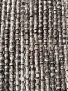 SAMARTH HOME Brązowy dywan CHOTEE BROWN MIX – ręcznie tkany z wełny 