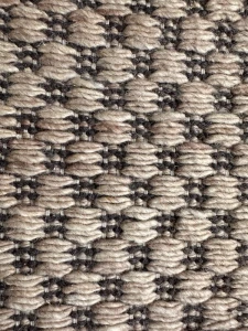 SAMARTH HOME Brązowo-beżowy dywan CHEKARS BEIGE/BROWN– ręcznie tkany z wełny
