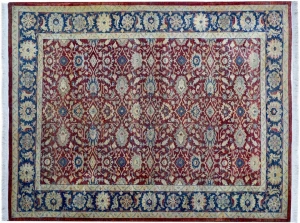 SAMARTH HOME Dywan orientalny KOLKATA – ręcznie tkany dywan z jedwabiu bambusowego i wełny nowozelandzkiej