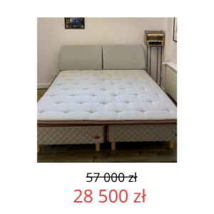 Łóżko DUX 1001 180x200 z zagłówkiem Flex (ekspozycyjne)